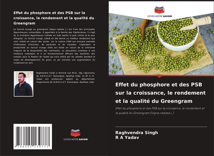 Produktbild: Effet du phosphore et des PSB sur la croissance, le rendement et la qualit&eacute; du Greengram