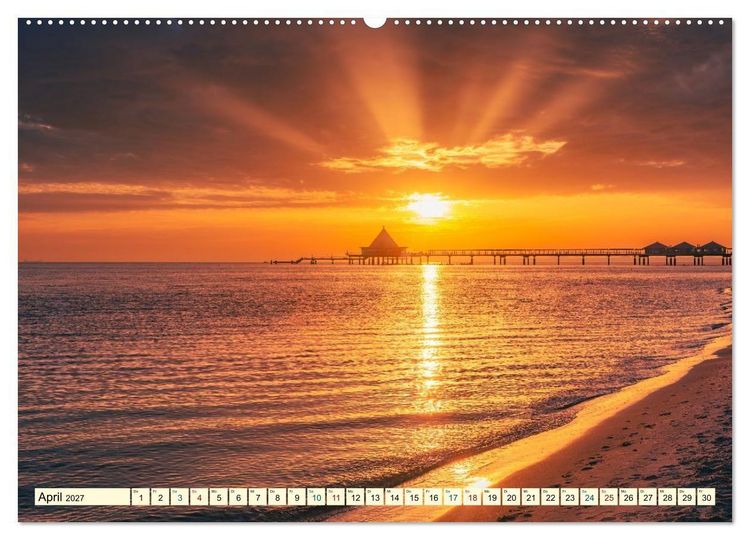 Produktbild: Usedom - Deutscher Inseltraum (hochwertiger Premium Wandkalender 2027 DIN A2 quer), Kunstdruck in Hochglanz