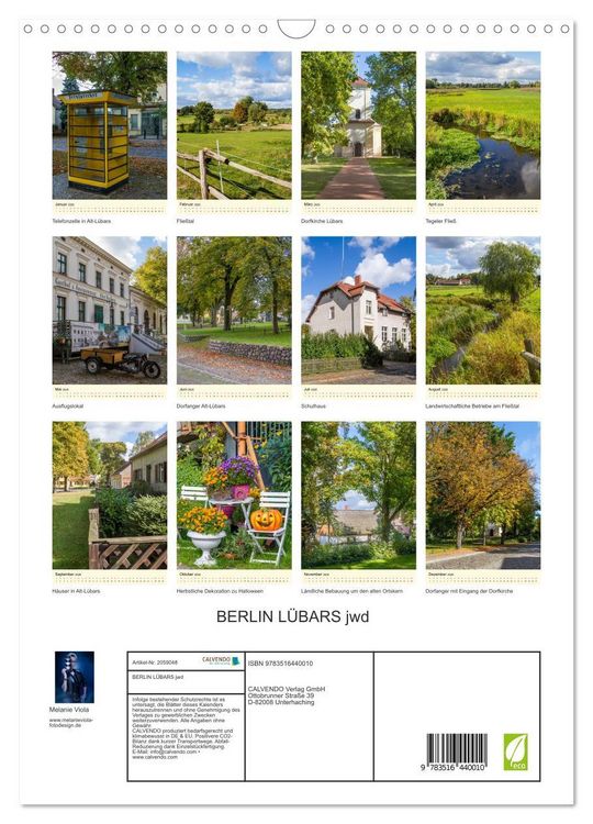 Produktbild: BERLIN L&Uuml;BARS jwd (Wandkalender 2026 DIN A3 hoch), CALVENDO Monatskalender