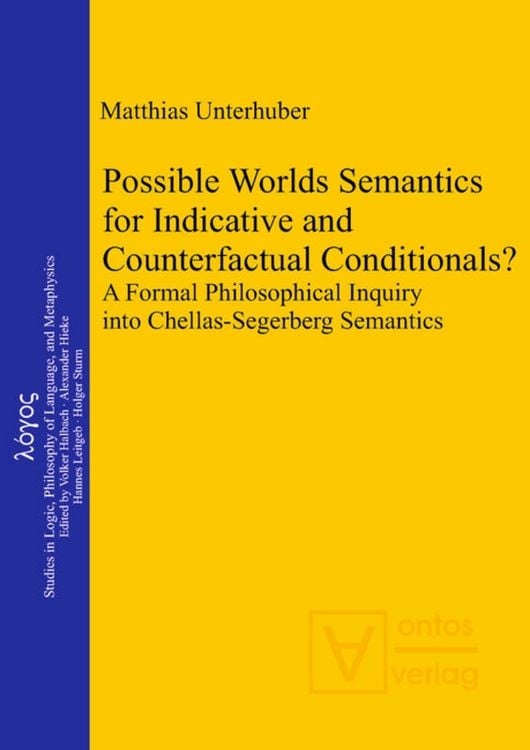 Produktbild: Possible Worlds Semantics for Indicative and Counterfactual Conditionals?