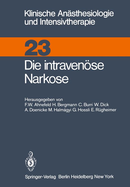 Produktbild: Die intraven&uuml;se Narkose