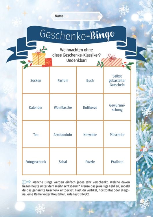 Produktbild: Weihnachts-Bingo