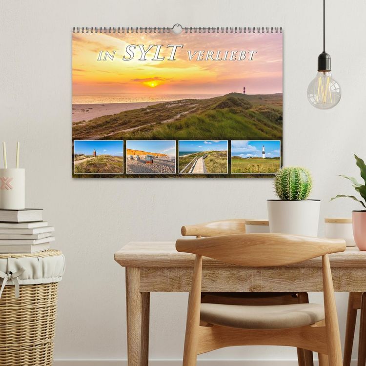 Produktbild: IN SYLT VERLIEBT (Wandkalender 2026 DIN A3 quer), CALVENDO Monatskalender
