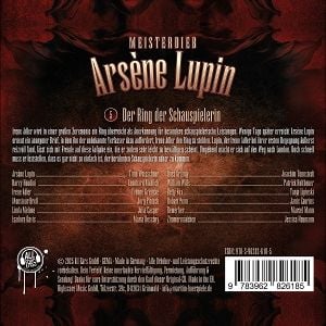 Produktbild: Meisterdieb Ars&egrave;ne Lupin - Der Ring der Schauspielerin,1 Audio-CD
