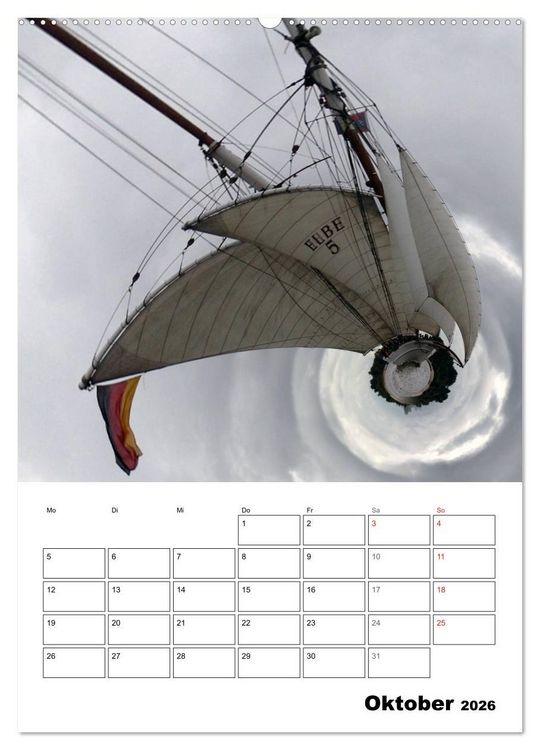 Produktbild: The tiny world of HAMBURG (Wandkalender 2026 DIN A2 hoch), CALVENDO Monatskalender