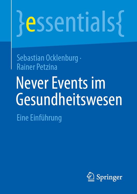 Produktbild: Never Events im Gesundheitswesen