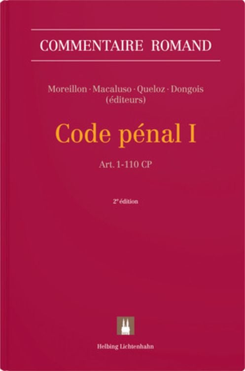 Produktbild: Code pénal I