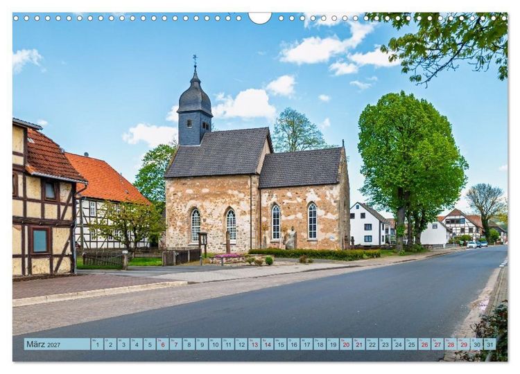 Produktbild: Die Obere Weser - Von Hannoversch M&uuml;nden bis Bad Karlshafen (Wandkalender 2027 DIN A3 quer), CALVENDO Monatskalender