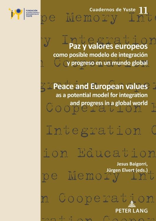 Produktbild: Paz y valores europeos como posible modelo de integraci&oacute;n y progreso en un mundo global