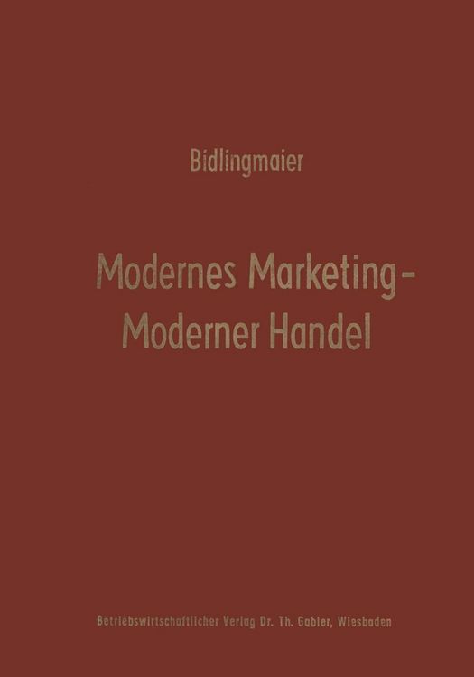 Produktbild: Modernes Marketing - Moderner Handel