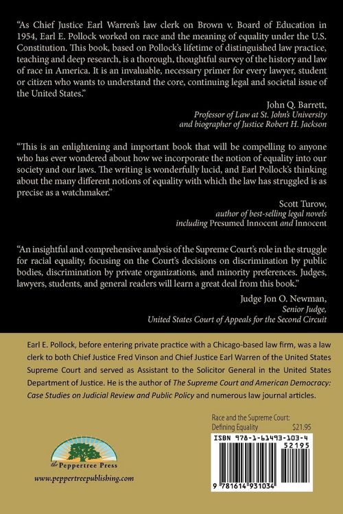 Produktbild: Race and the Supreme Court: Defining Equality