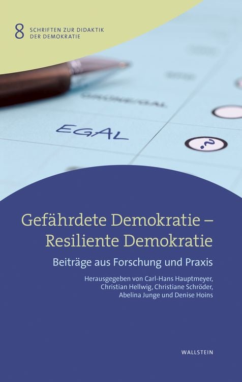Produktbild: Gef&auml;hrdete Demokratie - Resiliente Demokratie