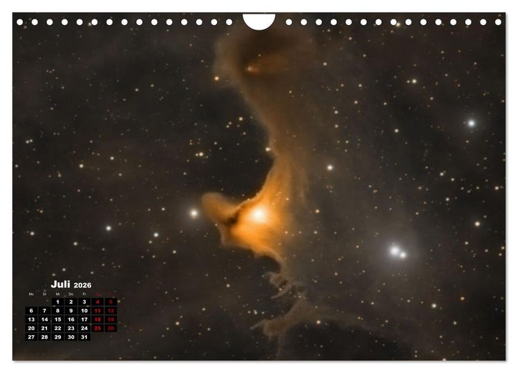 Produktbild: InfinityAstro - die Unendlichkeit im Bild - Astrofotos von Roland Schliessus (Wandkalender 2026 DIN A4 quer), CALVENDO Monatskalender