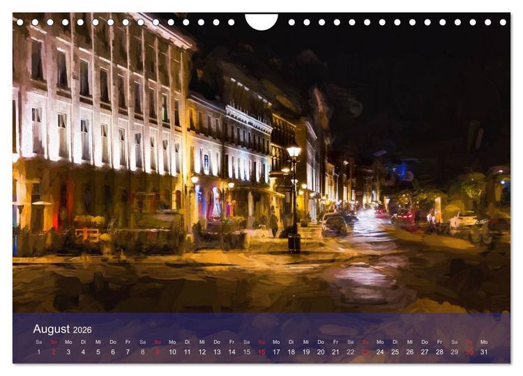 Produktbild: Montreal bei Nacht (Wandkalender 2026 DIN A4 quer), CALVENDO Monatskalender