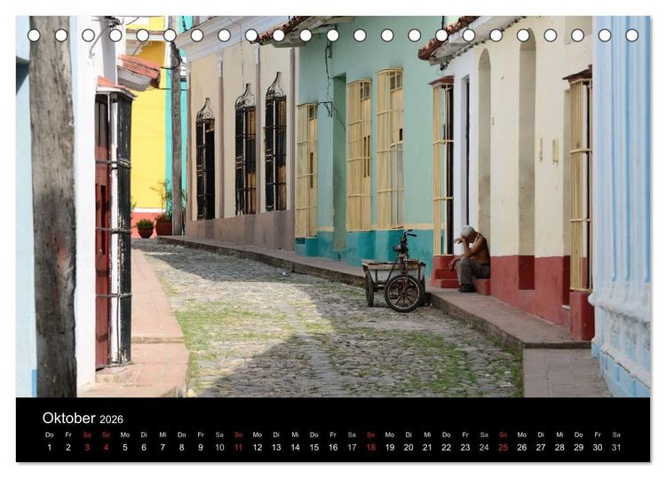 Produktbild: Cuba Real - Vielfalt der Karibik (Tischkalender 2026 DIN A5 quer), CALVENDO Monatskalender