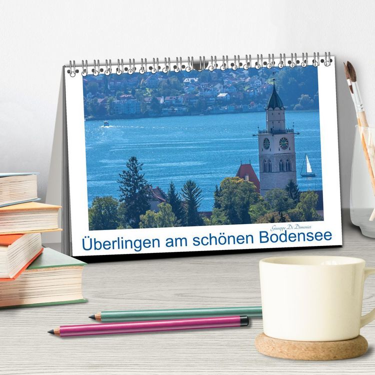 Produktbild: &Uuml;berlingen am sch&ouml;nen Bodensee (Tischkalender 2026 DIN A5 quer), CALVENDO Monatskalender
