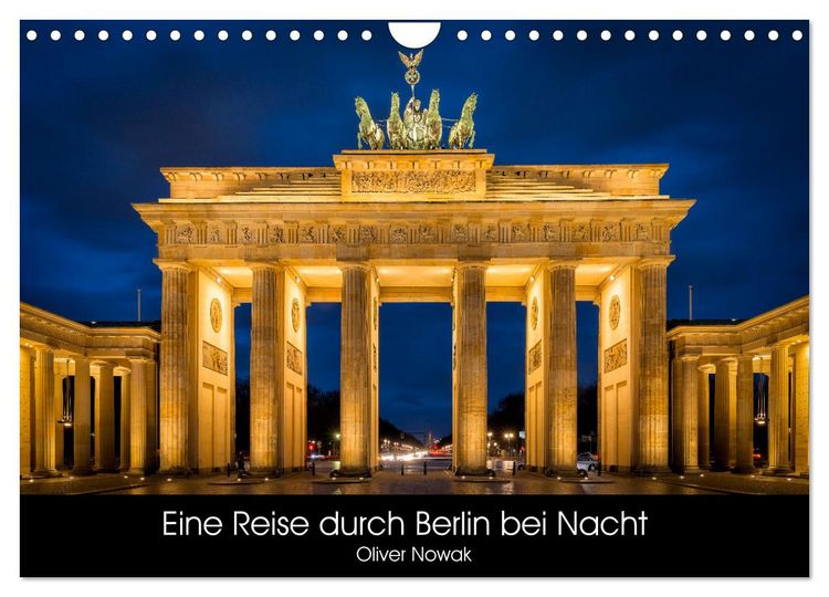 Produktbild: Eine Reise durch Berlin bei Nacht (Wandkalender 2026 DIN A4 quer), CALVENDO Monatskalender