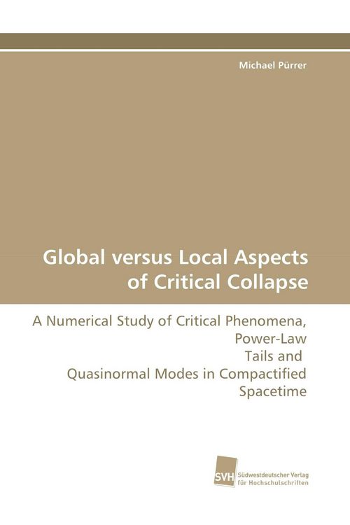 Produktbild: Global versus Local Aspects of Critical Collapse