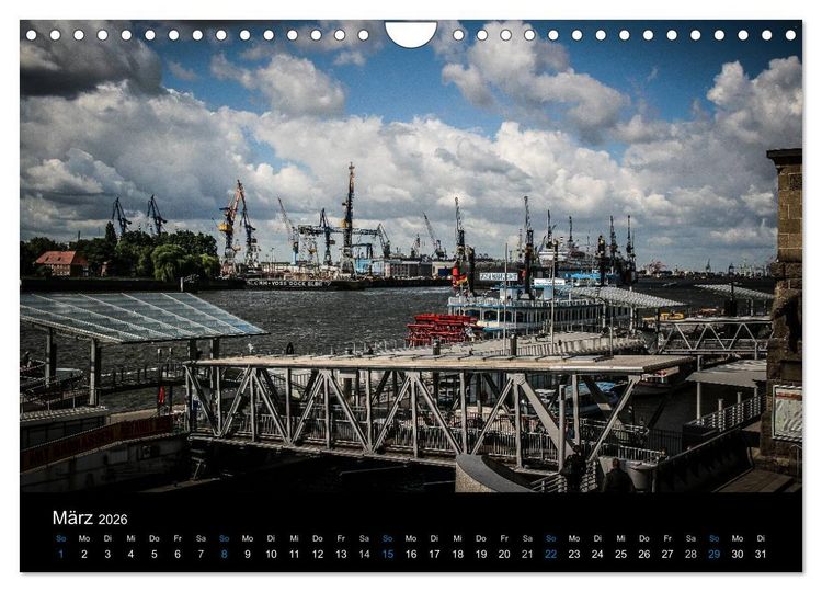 Produktbild: Hamburg (Wandkalender 2026 DIN A4 quer), CALVENDO Monatskalender