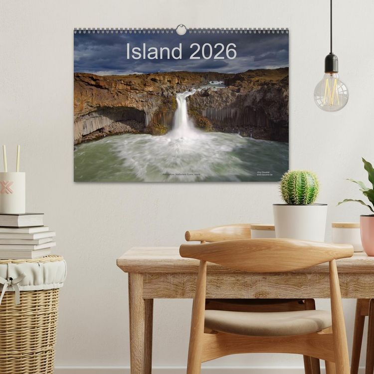 Produktbild: Island (Wandkalender 2026 DIN A3 quer), CALVENDO Monatskalender