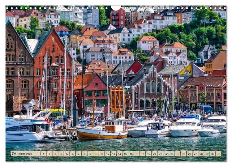 Produktbild: Sch&ouml;ne H&auml;fen zwischen Island und Barbados (Wandkalender 2026 DIN A3 quer), CALVENDO Monatskalender
