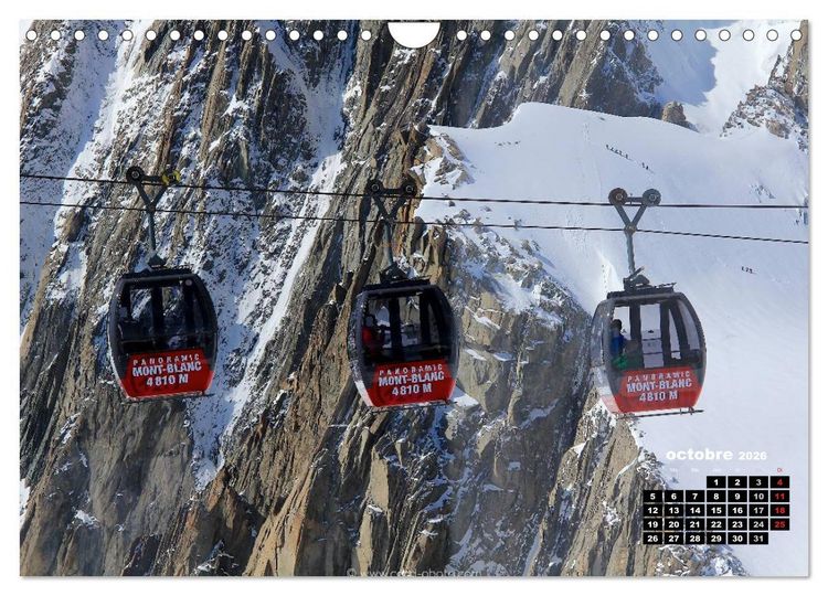 Produktbild: Les paysages de montagne Haute-Savoie (Calendrier mural 2026 DIN A4 vertical), CALVENDO calendrier mensuel