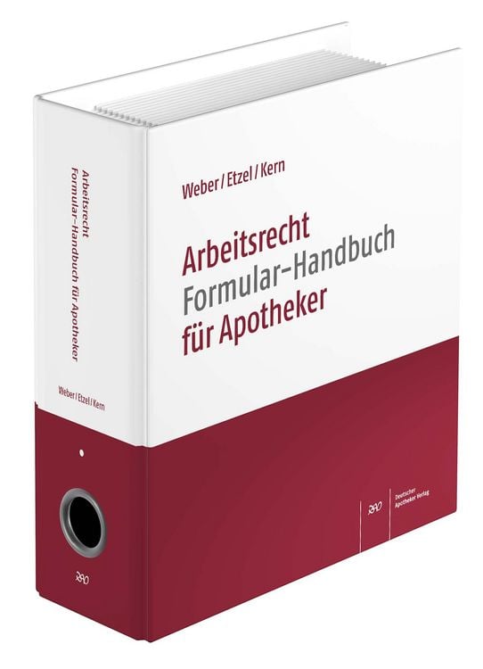 Produktbild: Arbeitsrecht Formular-Handbuch f&uuml;r Apotheker