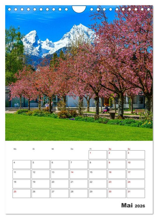 Produktbild: Urlaub in Oberbayern - zwischen Watzmann und Chiemsee (Wandkalender 2026 DIN A4 hoch), CALVENDO Monatskalender