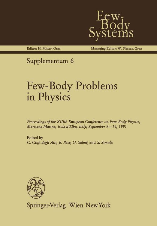 Produktbild: Few-Body Problems in Physics