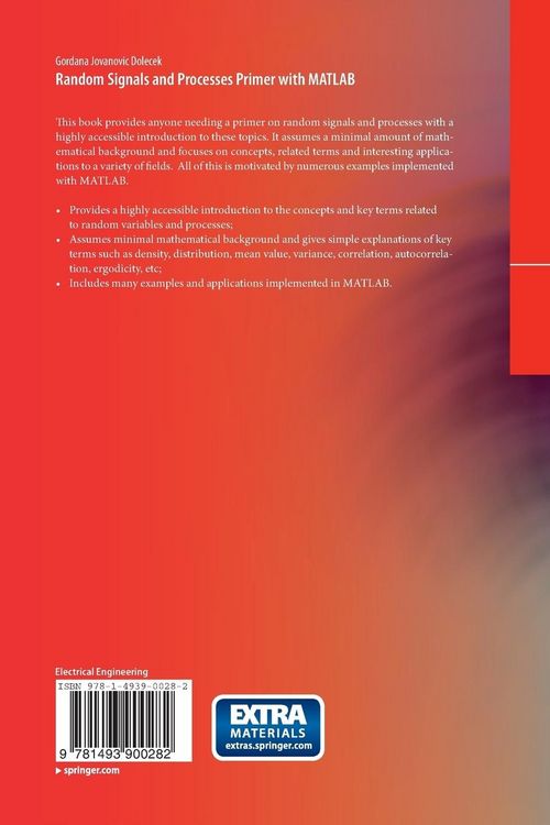 Produktbild: Random Signals and Processes Primer with MATLAB