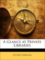 Produktbild: Farnham, L: Glance at Private Libraries