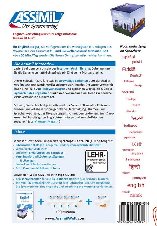 Produktbild: ASSiMiL Selbstlernkurs f&uuml;r Deutsche / Assimil Englisch in der Praxis