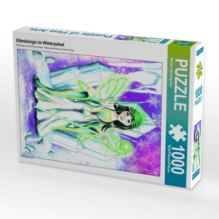 Produktbild: CALVENDO Puzzle Elfenk&ouml;nigin im Winterpalast | 1000 Teile Lege-Gr&ouml;&szlig;e 64x48cm Foto-Puzzle f&uuml;r gl&uuml;ckliche Stunden