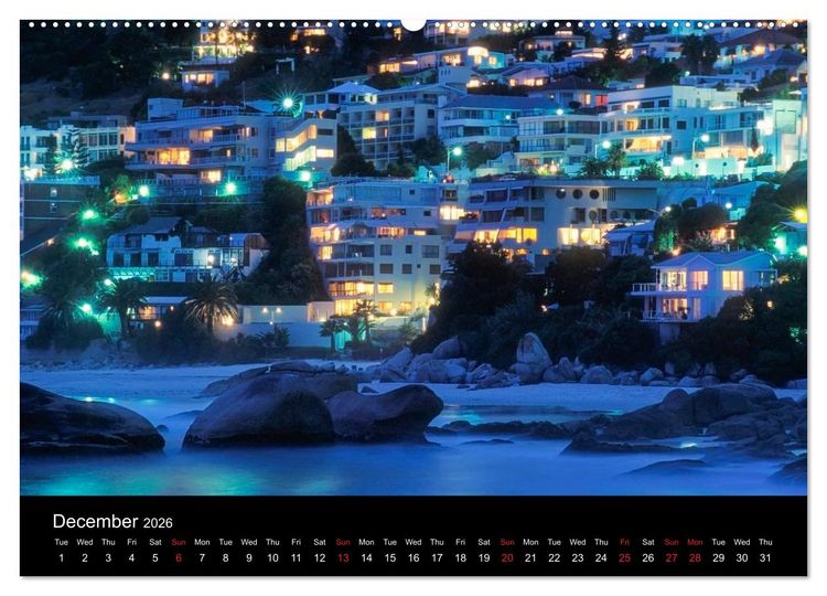 Produktbild: CAPE TOWN 2026 (High Quality Premium Wall Calendar 2026 DIN A2 landscape),CALVENDO 12 Month Wall Calendar