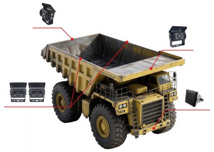 Produktbild: Renkforce RF-6951660 Advance Toter Winkel Assistent mit KI-Monitor und Heckradarsensor (L x B x H) 160 x 205 x 51 mm