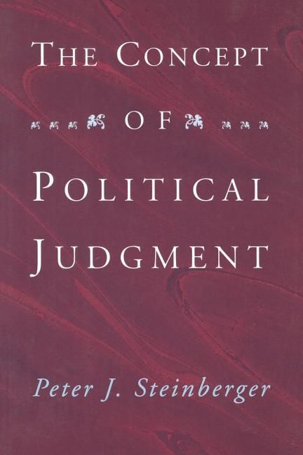 Produktbild: Steinberger, P: Concept of Political Judgment (Paper)