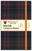 Produktbild: Waverley Commonplace Notebooks: MacDonald Tartan Cloth Large Notebook (21 x 13cm)