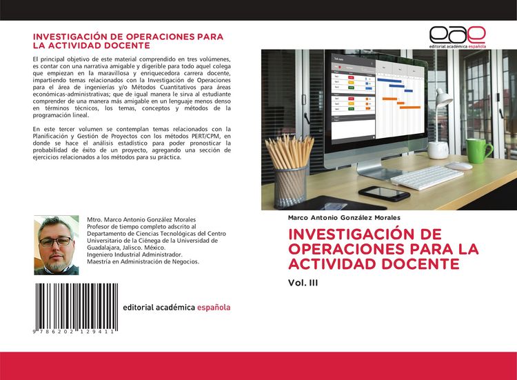 Produktbild: Investigaci&oacute;n De Operaciones Para La Actividad Docente