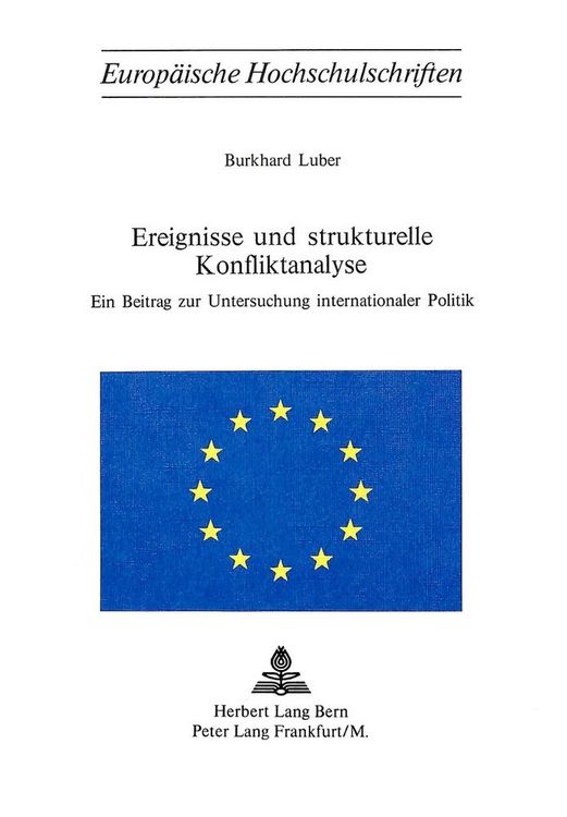 Produktbild: Ereignisse und strukturelle Konfliktanalyse