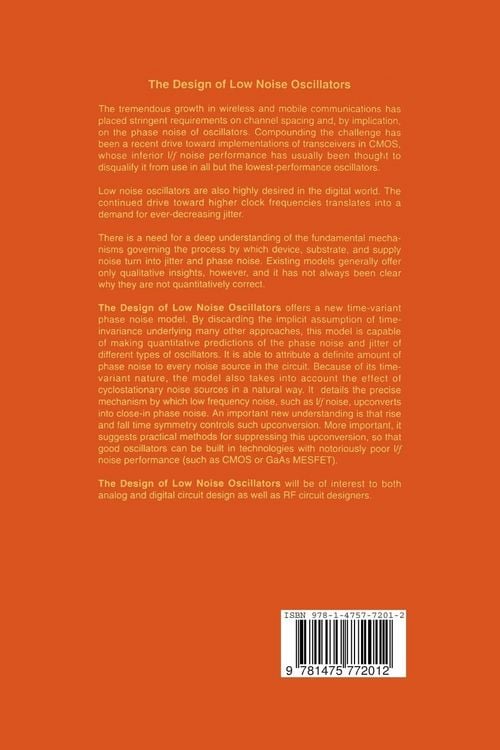 Produktbild: The Design of Low Noise Oscillators