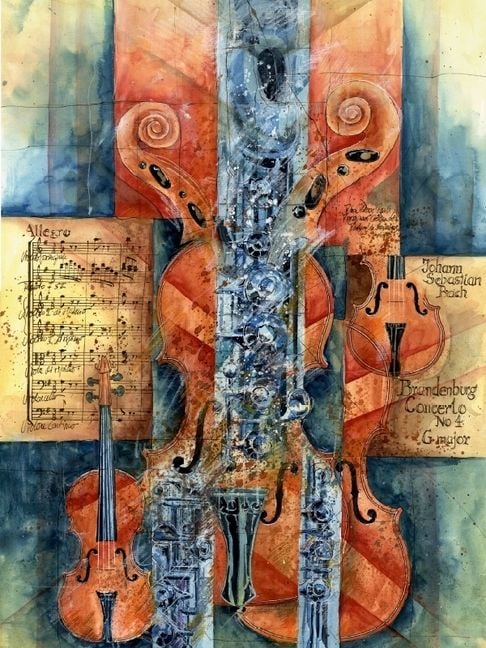 Produktbild: CALVENDO Puzzle Brandenburg Concerto No 4 | 1000 Teile Lege-Gr&ouml;&szlig;e 64x48cm Foto-Puzzle f&uuml;r gl&uuml;ckliche Stunden
