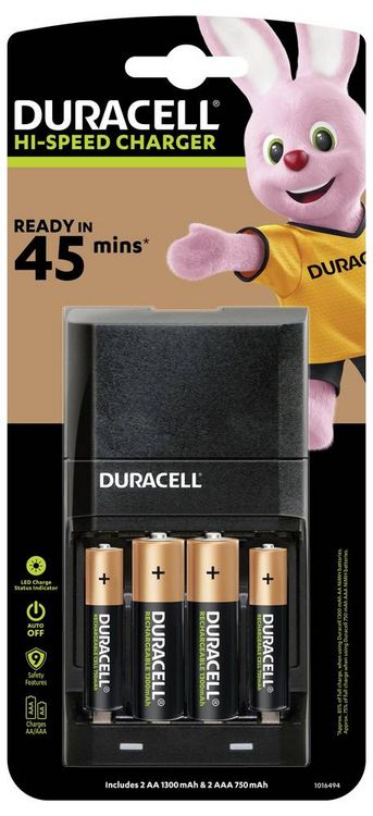 Produktbild: Duracell Advanced Charger CEF27 Rundzellen-Ladeger&auml;t NiMH Micro (AAA), Mignon (AA)