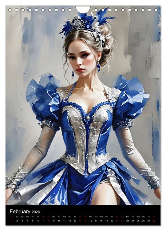 Produktbild: Dancing Elegance (Wall Calendar 2026 DIN A4 portrait), CALVENDO 12 Month Wall Calendar