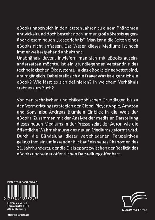Produktbild: eBooks: Von den technischen Grundlagen &uuml;ber die Vermarktung bis zur &ouml;ffentlichen Wahrnehmung