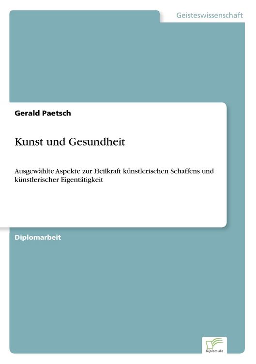 Produktbild: Kunst und Gesundheit