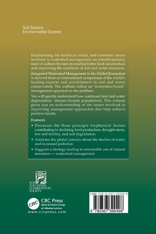 Produktbild: Integrated Watershed Management in the Global Ecosystem