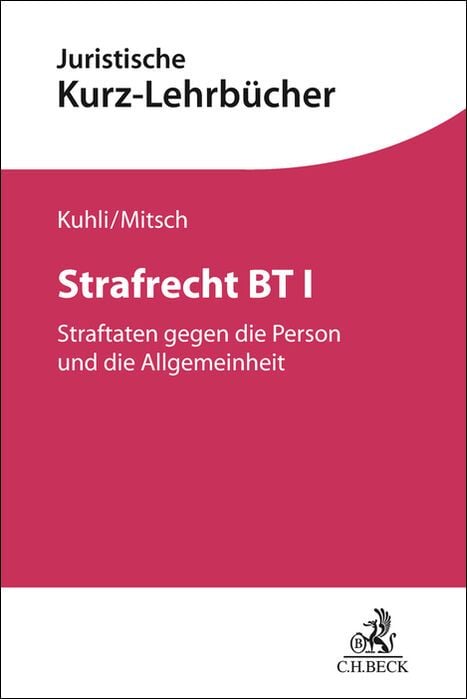 Bild vom Artikel Strafrecht BT 1 vom Autor Milan Kuhli