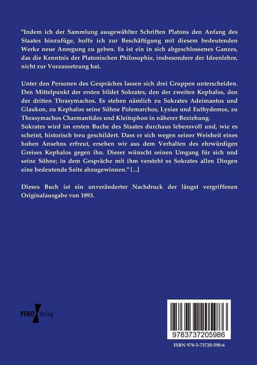Produktbild: Platons Staat