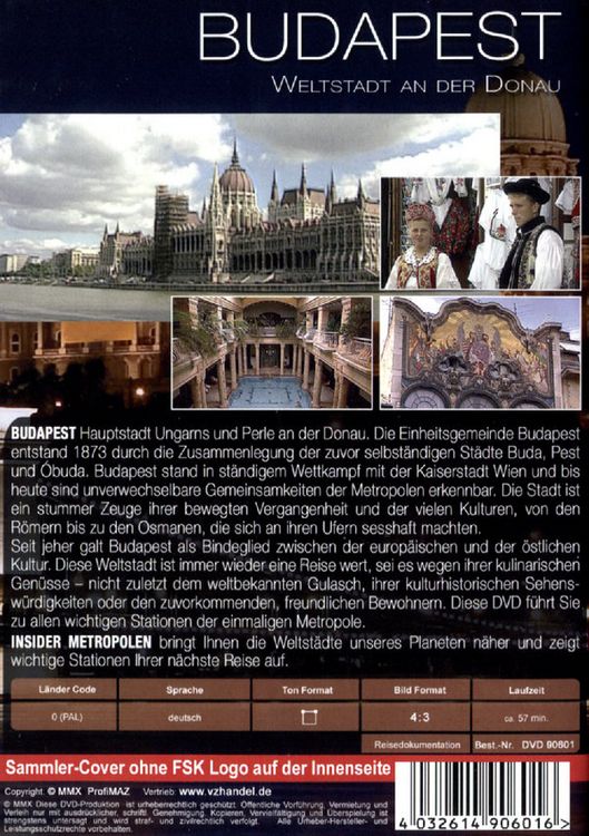 Produktbild: Insider Metropolen - Ungarn: Budapest