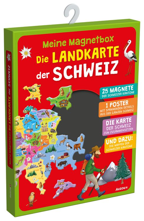 Produktbild: Meine Magnet-Box: Die Landkarte der Schweiz